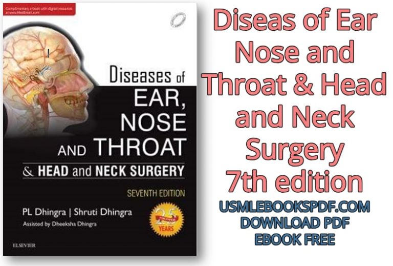 Download Diseas of Ear Nose and Throat & Head and Neck Surgery – 7th edition PDF Free