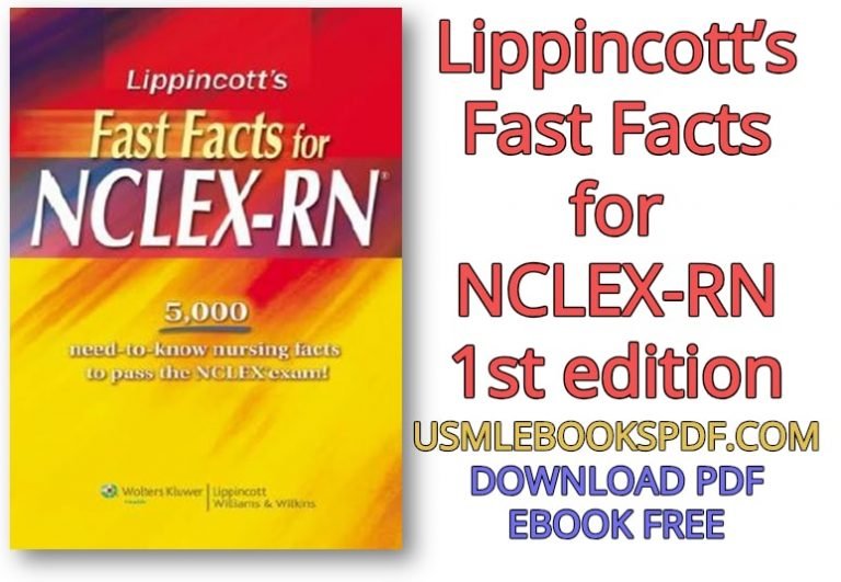 Download Lippincott’s Fast Facts for NCLEX-RN – 1st edition PDF Free