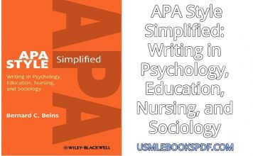 apa style simplified writing in psychology education nursing and sociology
