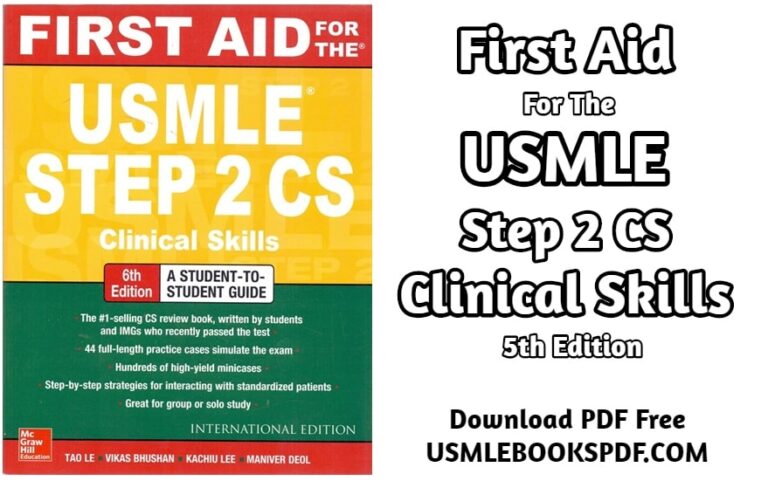 First Aid For The USMLE Step 2 CS Clinical Skills 5th Edition