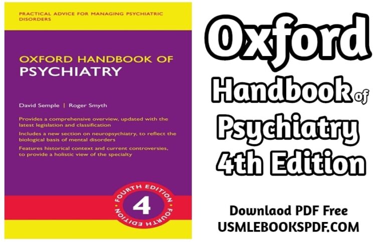 Oxford Handbook of Psychiatry 4th Edition