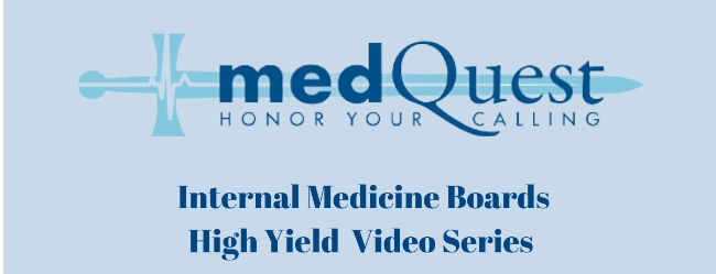 Medquest Internal Medicine Boards High Yield Video Series 2023