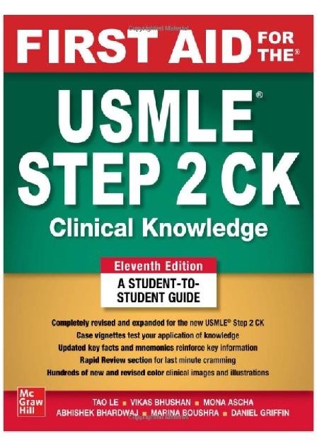 First Aid for the USMLE Step 2 CK 11th Edition 2023