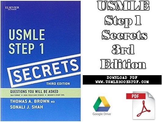 USMLE Step 1 Secrets 3rd Edition Download PDF Free