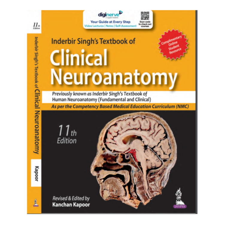 Inderbir Singh’s Textbook of Human Neuroanatomy 11th Edition PDF Free Download