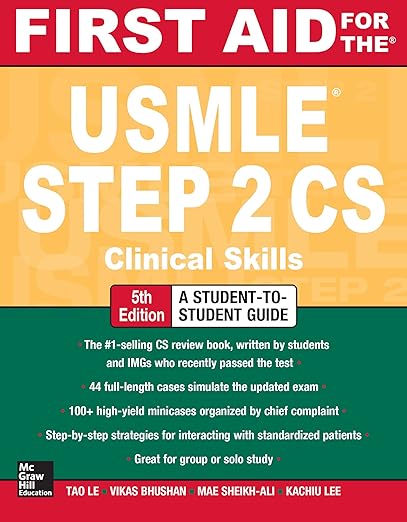 First Aid for The USMLE Step 2 CS PDF Download
